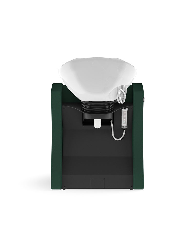 Fredda - Green massage sink - White basin